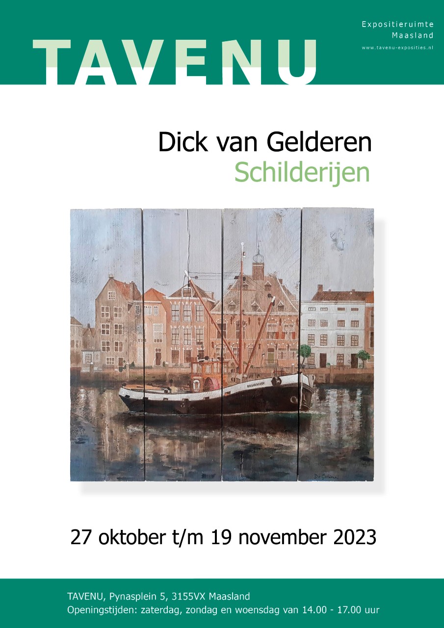 november 2023 Tavenu exposities Maasland Dick van Gelderen