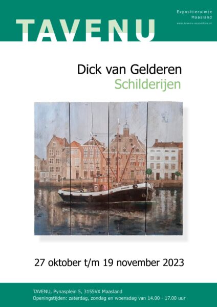 voorkant november 2023 Tavenu exposities Maasland Dick van Gelderen